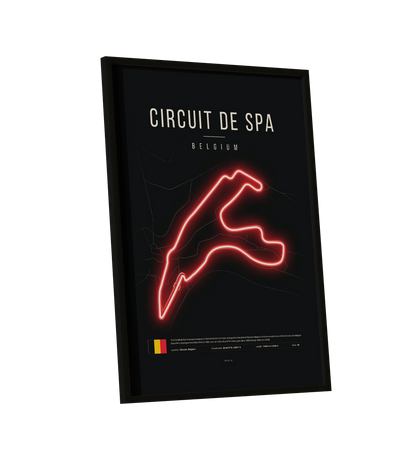 Belgian Grand Prix 2025 | Spa-Francorchamps F1 UV LED Neon Light