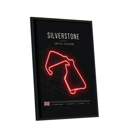 British Grand Prix 2025 | Silverstone F1 Circuit UV LED Neon Light