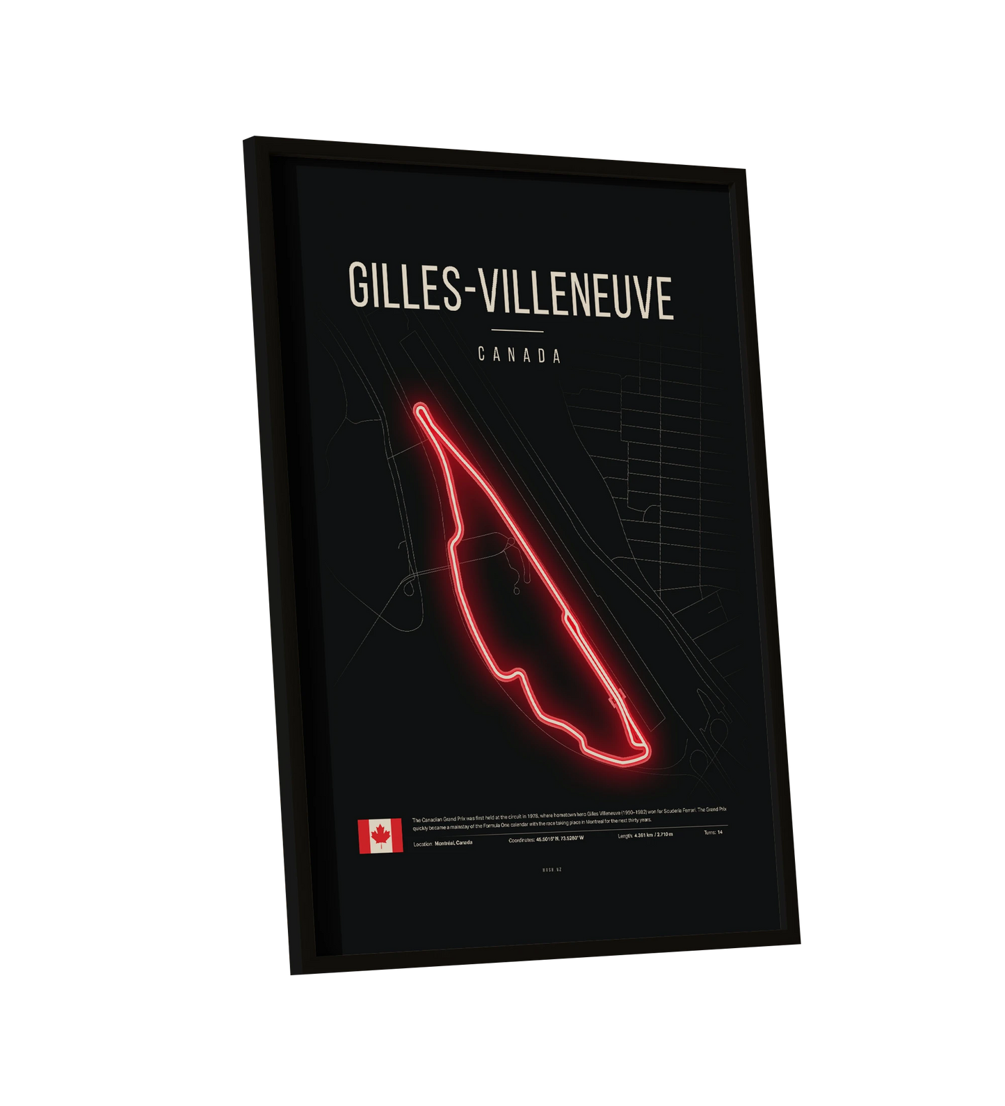 Canadian Grand Prix 2025 | Gilles-Villeneuve F1 UV LED Neon Light