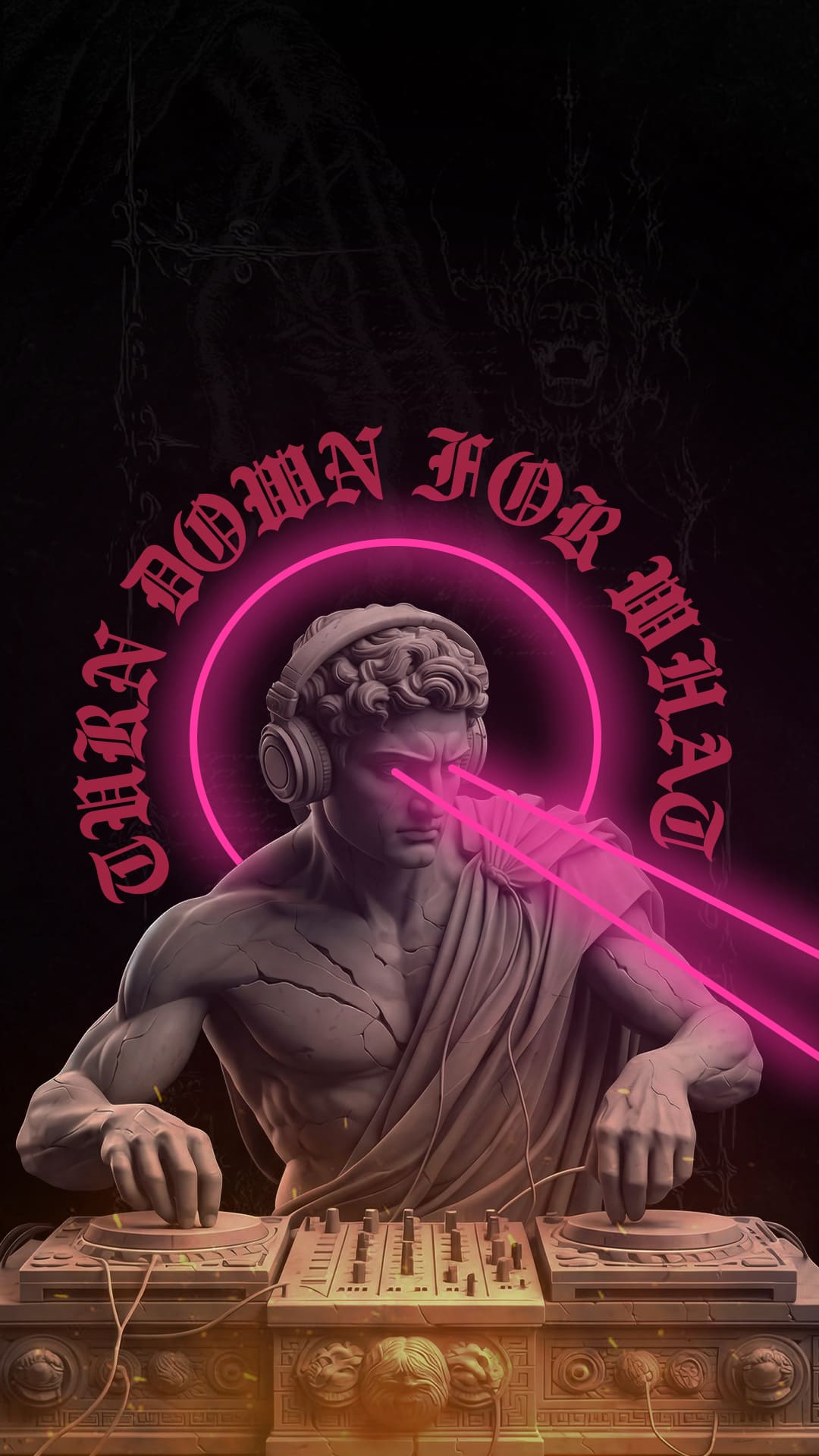 Turn Down for What | UV LED Wall Art