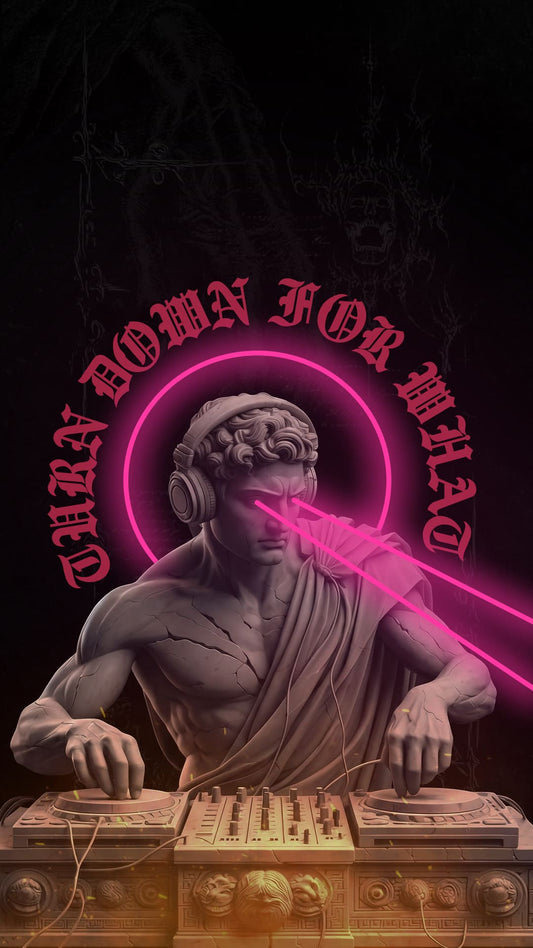 Turn Down for What | UV LED Wall Art