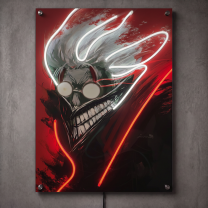 Dandadan Demon LED Neon Wall Art