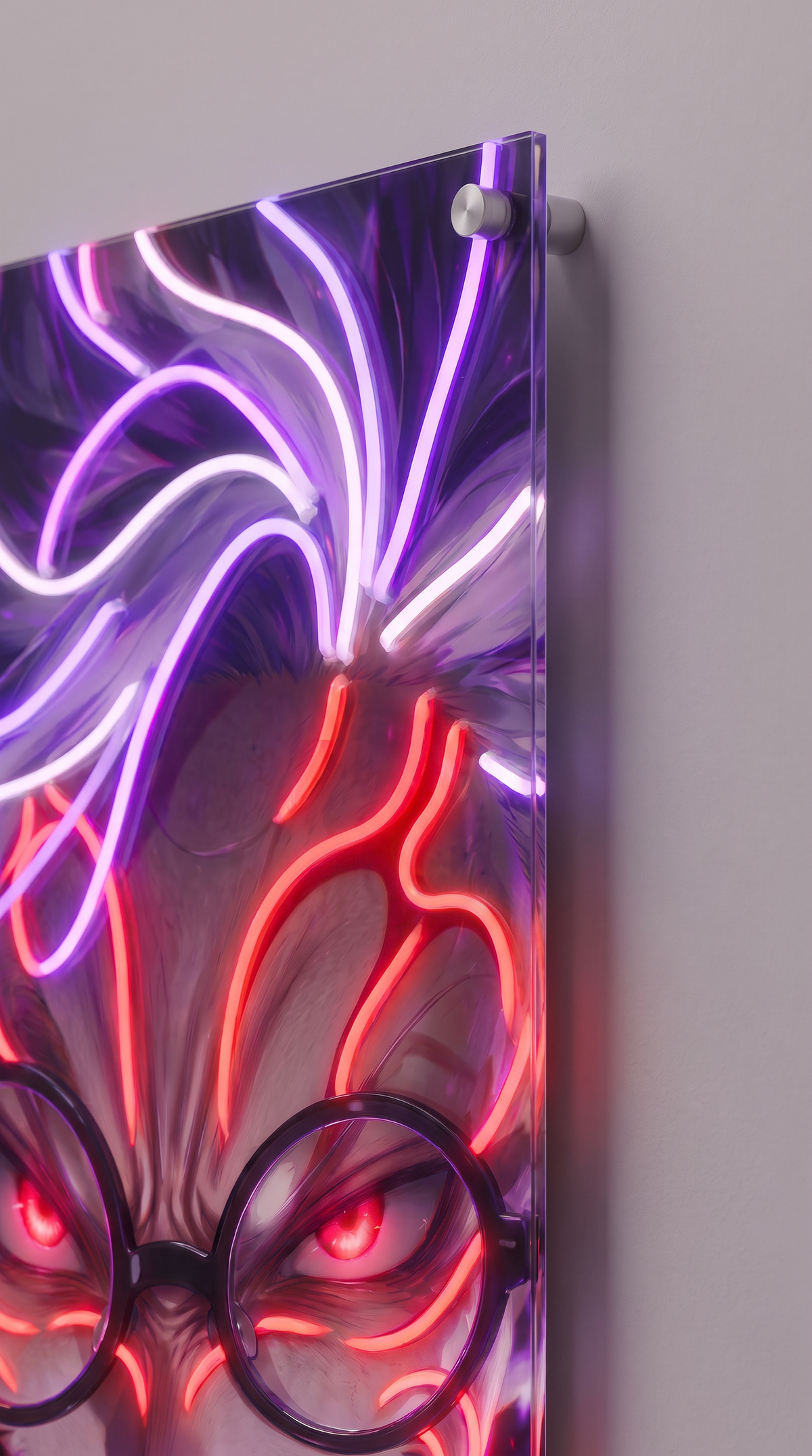 Demon LED Neon Wall Art - Premium Custom LED Neon Artwork