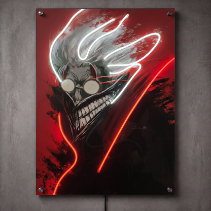 Dandadan Demon LED Neon Wall Art