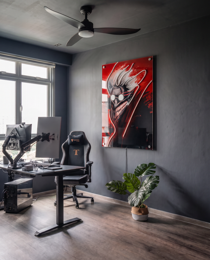 Dandadan Demon LED Neon Wall Art