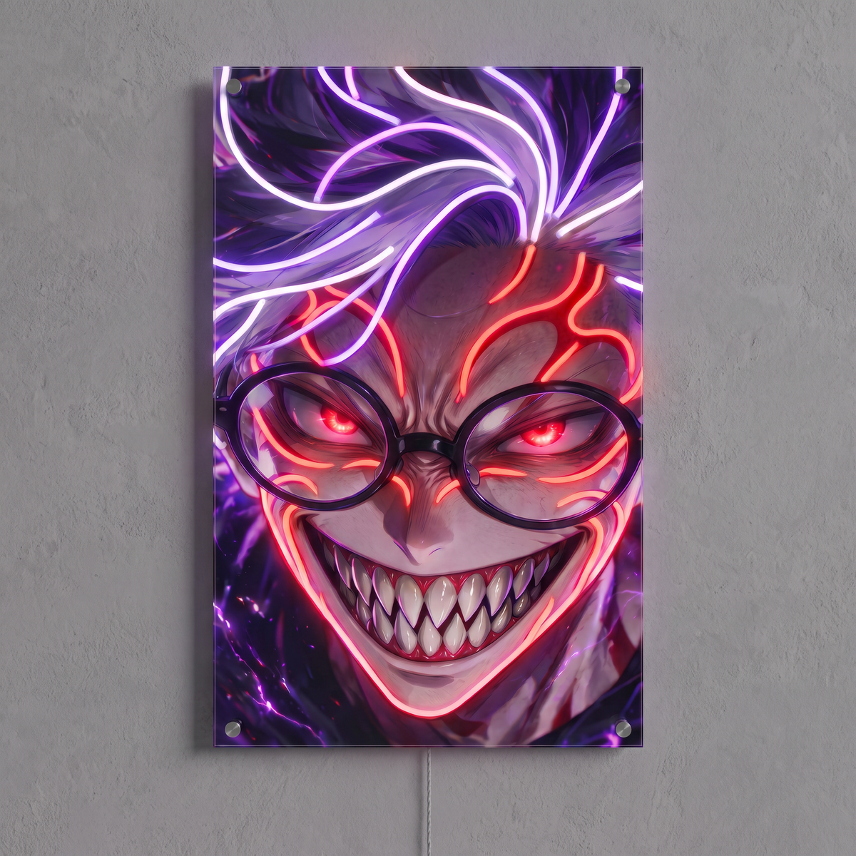 Demon LED Neon Wall Art - Premium Custom LED Neon Artwork