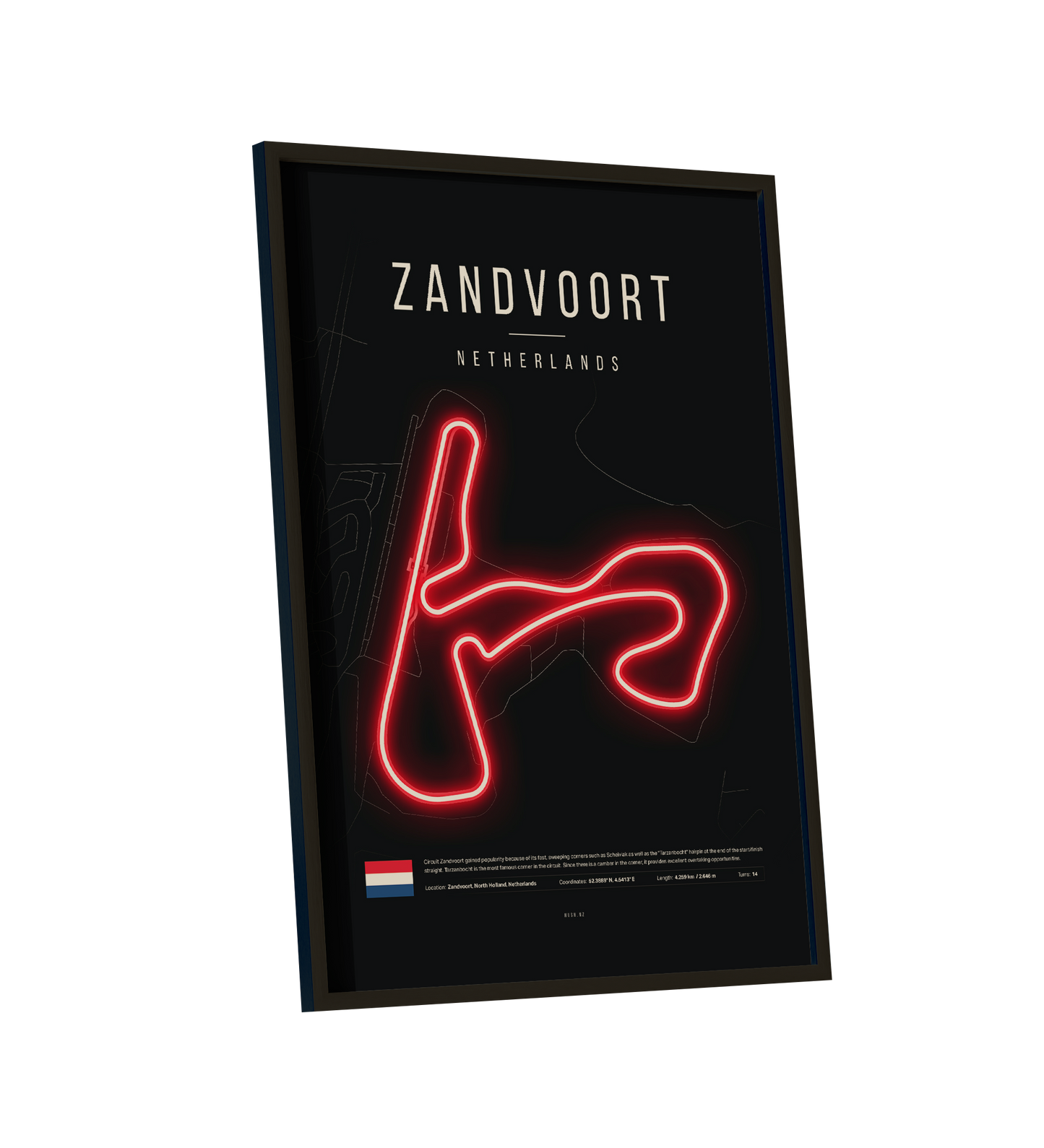 Dutch Grand Prix 2025 Formula 1 - Zandvoort F1 Circuit LED Neon Sign Light
