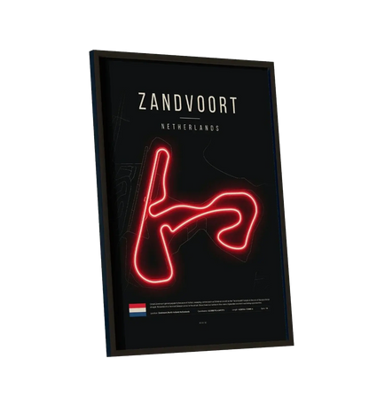 Zandvoort F1 Circuit | UV Neon Artwork | Dutch GP 2025