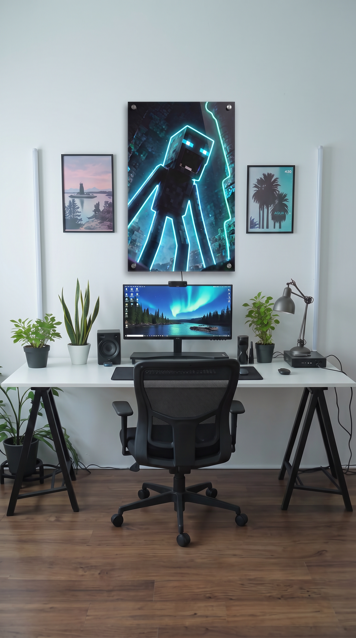 Blockman LED Neon Wall Art - Premium Custom LED Neon Artwork