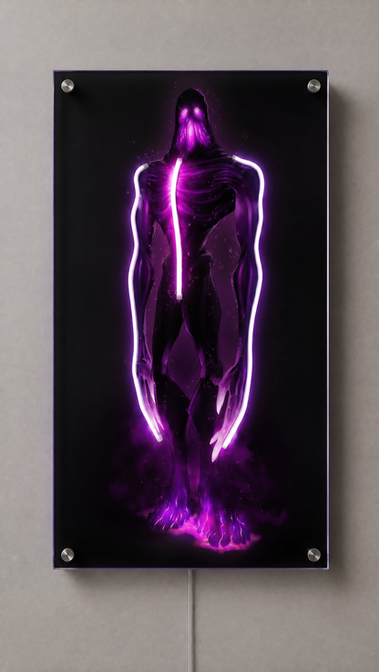 Enderman inspired LED Neon Wall Art - Premium Custom LED Neon Artwork