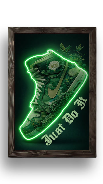 Sneaker Glow | UV LED Wall Art
