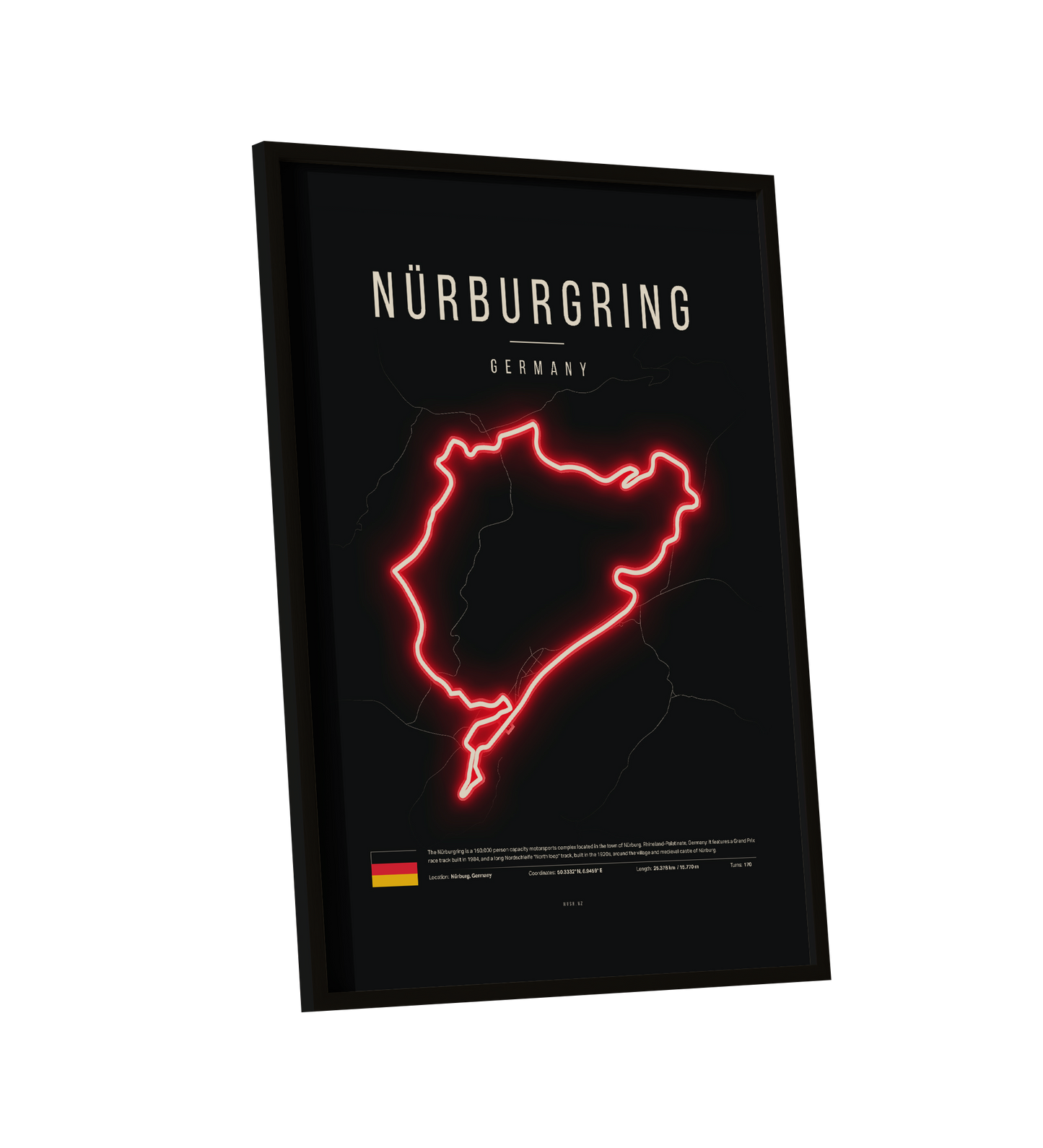 German Grand Prix 2025 - Nürburgring Circuit LED Neon Sign Light