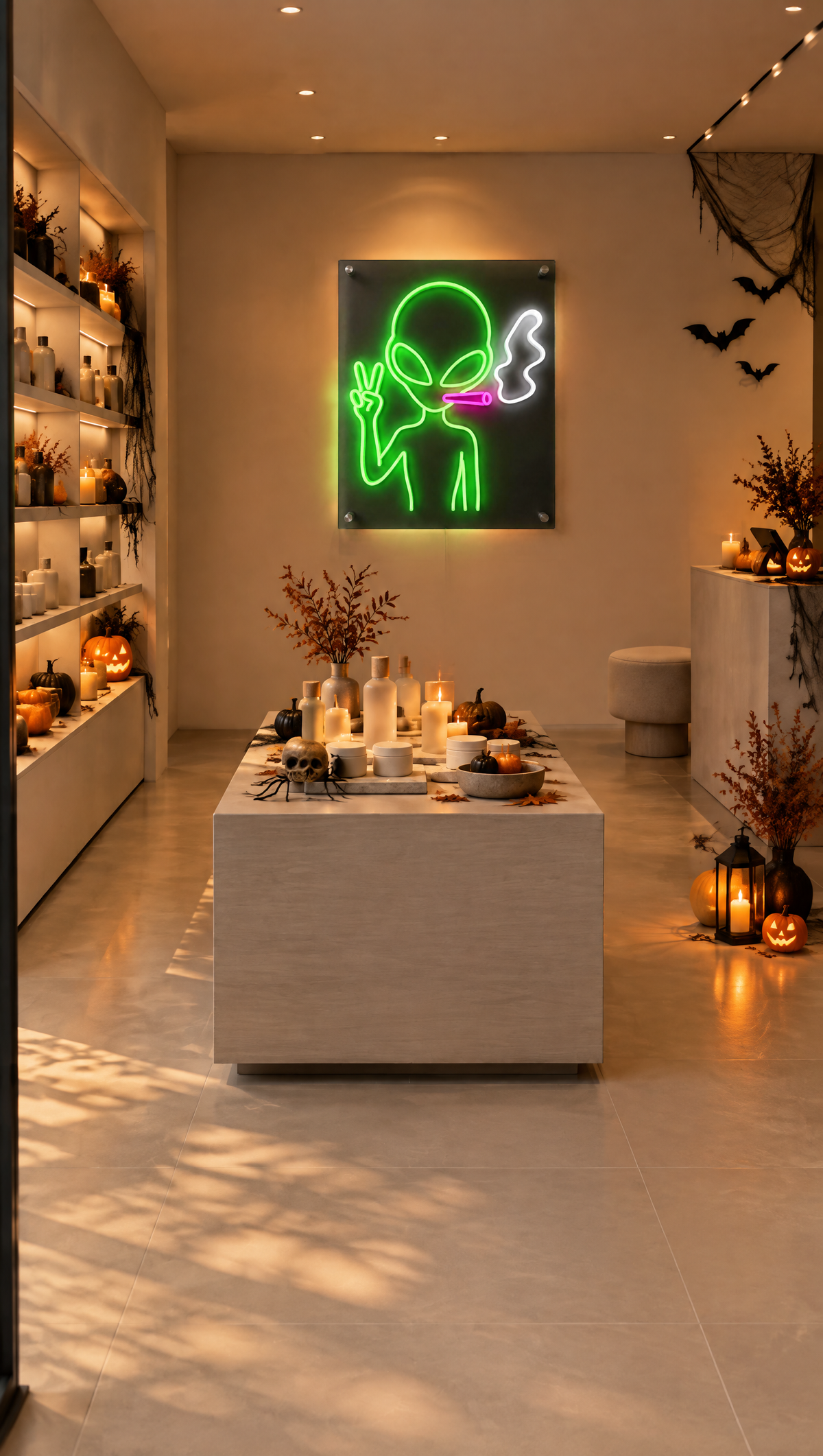 Alien Neon Wall Art - Premium Custom LED Neon Artwork