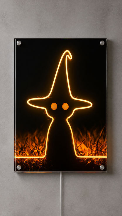 Halloween Witch Neon Wall Art - Premium Custom LED Neon Artwork