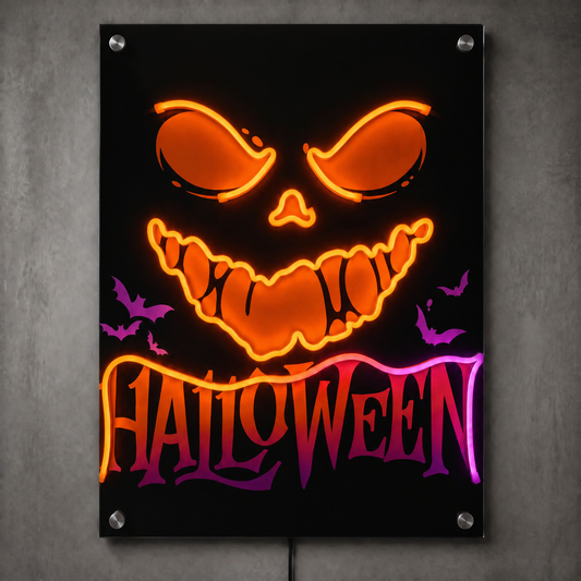 Halloween Neon Wall Art - Premium Custom LED Neon Artwork