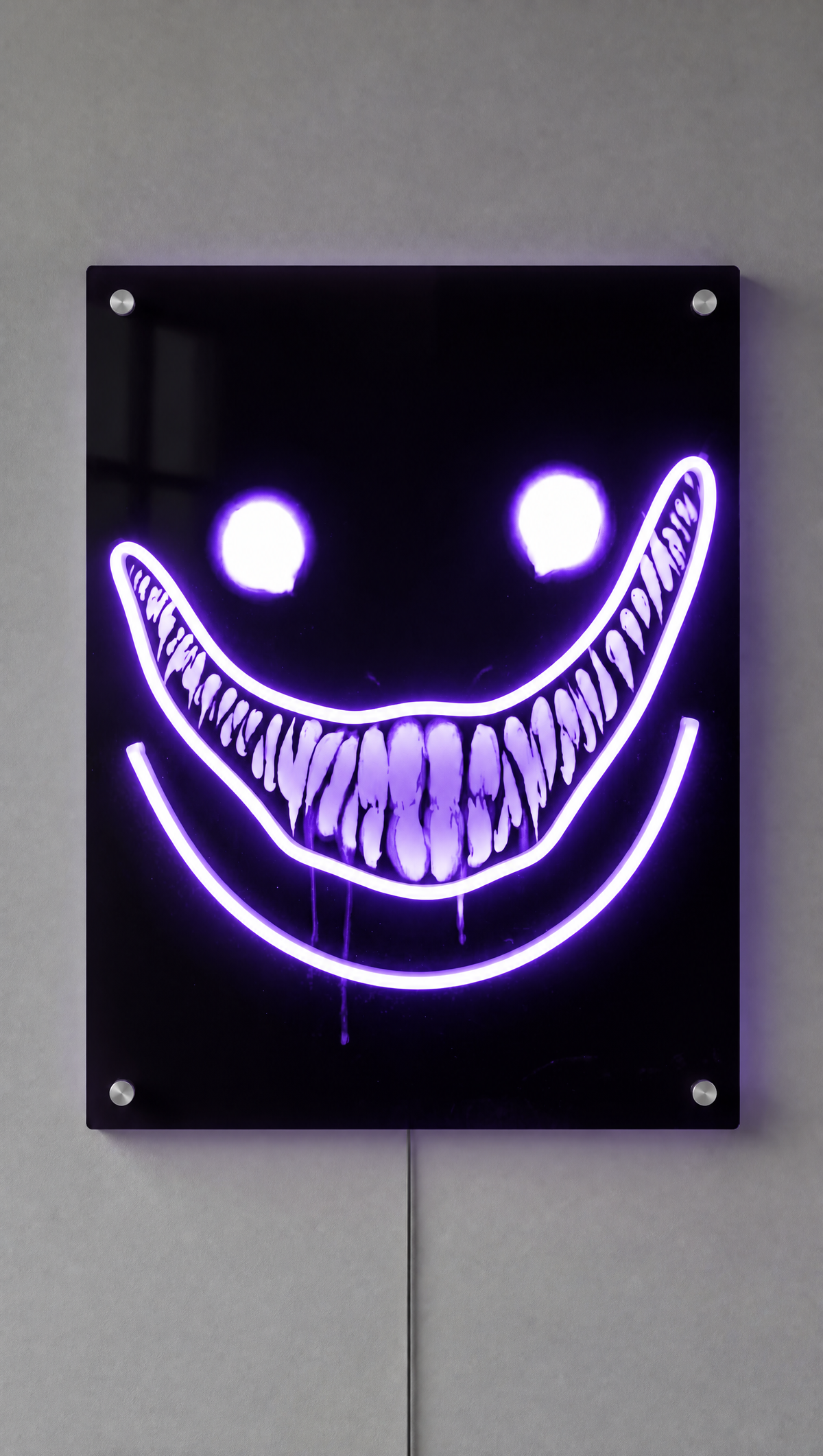 Ghost Face Neon Wall Art - Premium Custom LED Neon Artwork