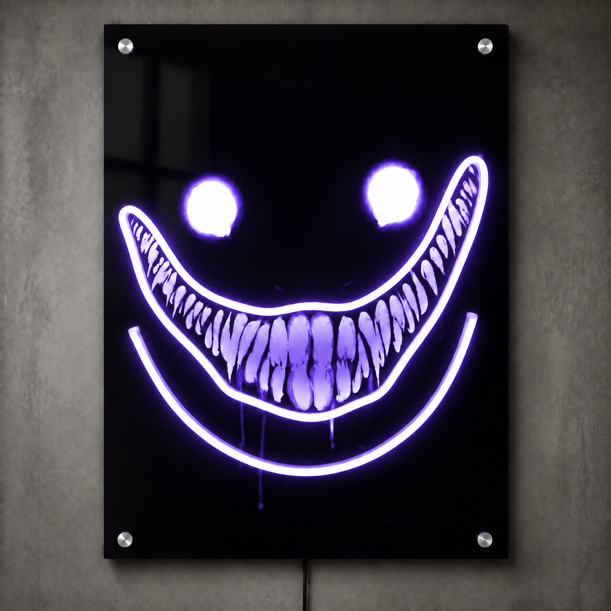 Ghost Face Neon Wall Art - Premium Custom LED Neon Artwork