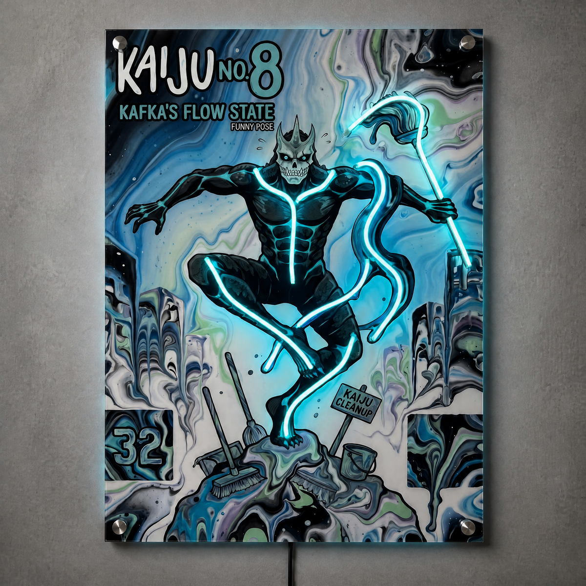 Kaiju LED Neon Wall Art - Premium Custom LED Neon Artwork