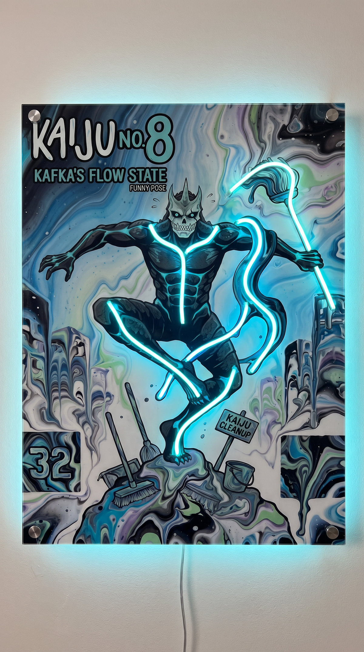 Kaiju LED Neon Wall Art - Premium Custom LED Neon Artwork