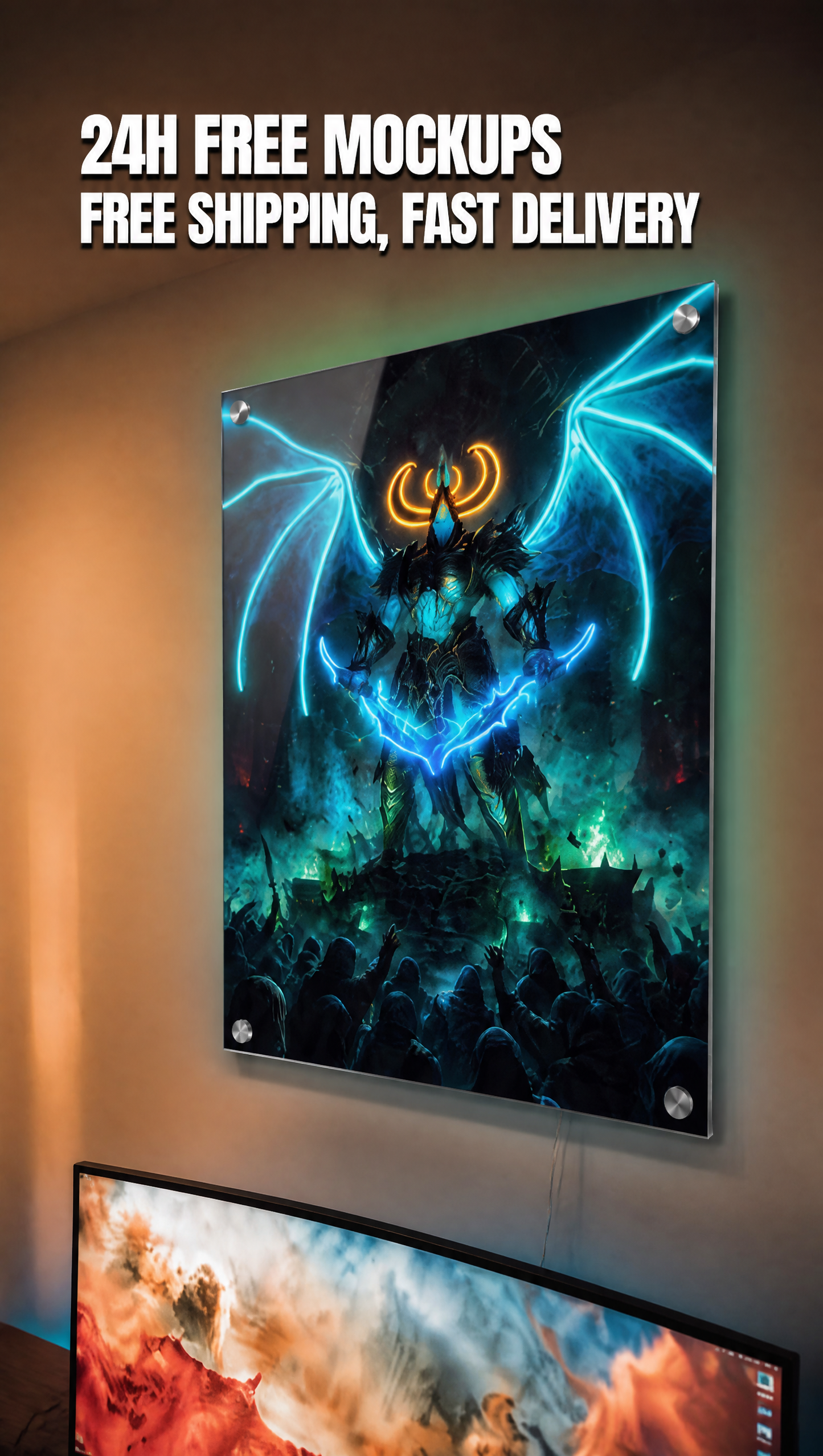 Inarius LED Neon Wall Art - Premium Custom LED Neon Artwork (Copy)