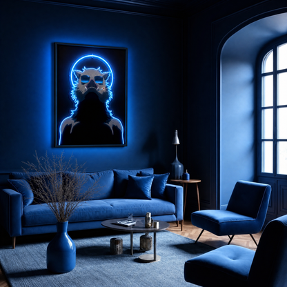 Anime Inosuke Neon Wall Art – UV Printed Custom LED Neon Artwork