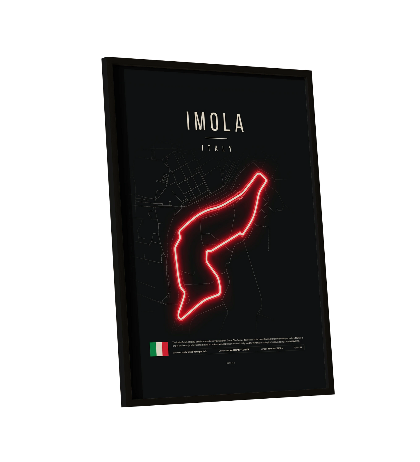 Emilia Romagna Grand Prix 2025 | Imola F1 UV LED Neon Light