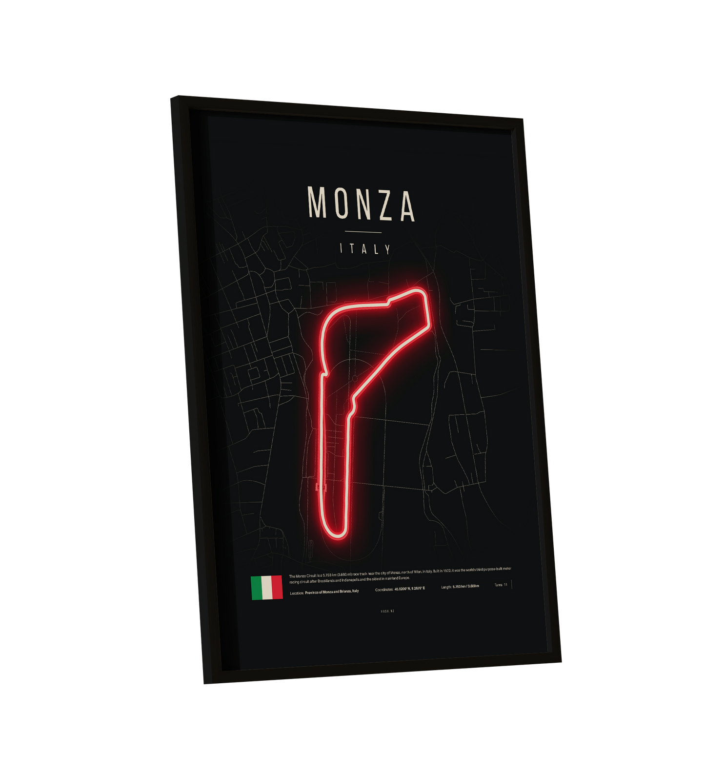 Italian Grand Prix 2025 Formula 1 - Autodromo Nazionale Monza F1 Circuit LED Neon Sign Light