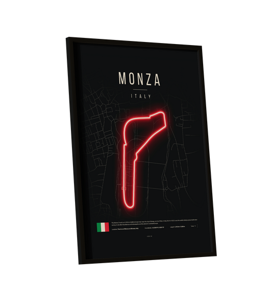 Italian Grand Prix 2025 Formula 1 - Autodromo Nazionale Monza F1 Circuit LED Neon Sign Light