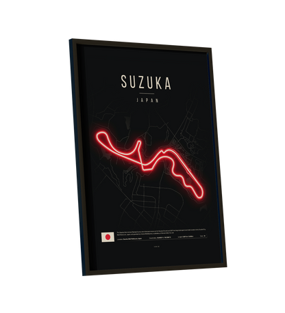 Japanese Grand Prix 2025 Neon Sign - Suzuka F1 Circuit LED Wall Light for Formula 1 Fans