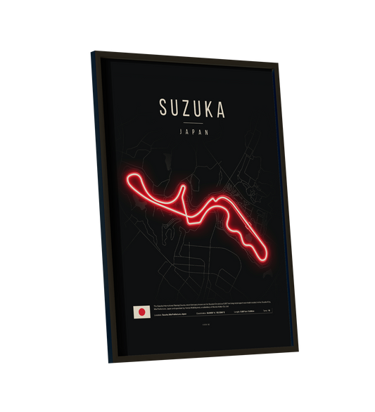 Japanese Grand Prix 2025 Neon Sign - Suzuka F1 Circuit LED Wall Light for Formula 1 Fans