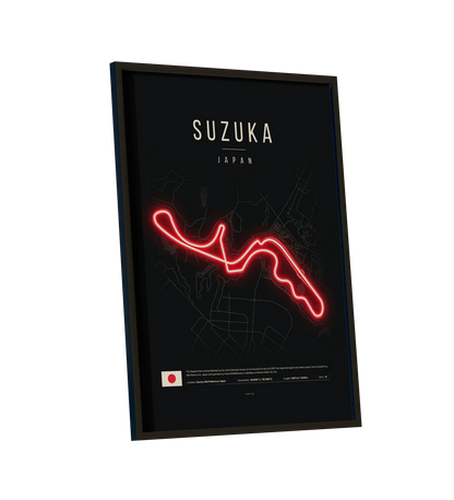 Suzuka Circuit | Japanese F1 Grand Prix 2025 | UV LED Neon Artwork
