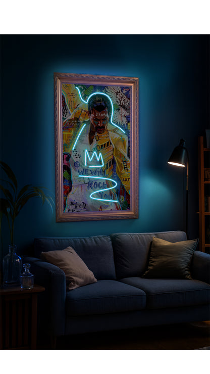 We Will Rock You | UV LED Wall Art