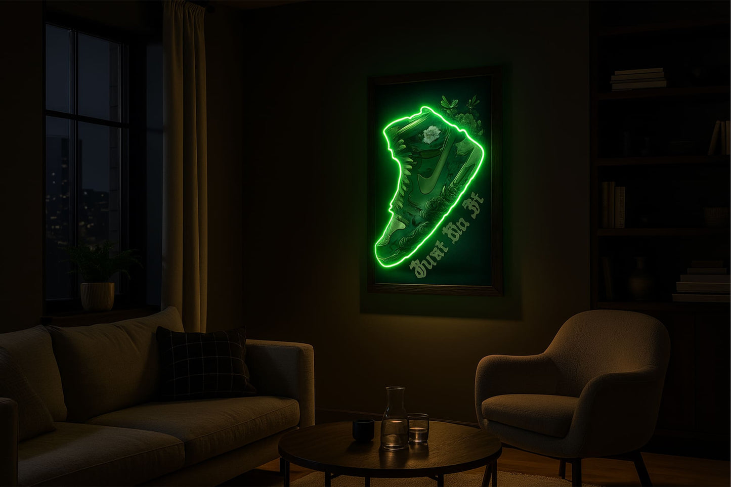 Sneaker Glow | UV LED Wall Art