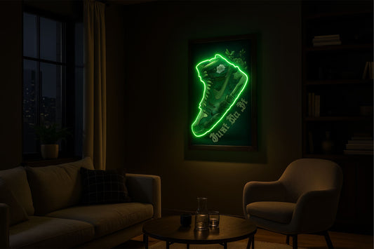 Sneaker Glow | UV LED Wall Art