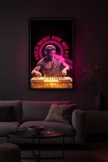 Turn Down for What | UV LED Wall Art