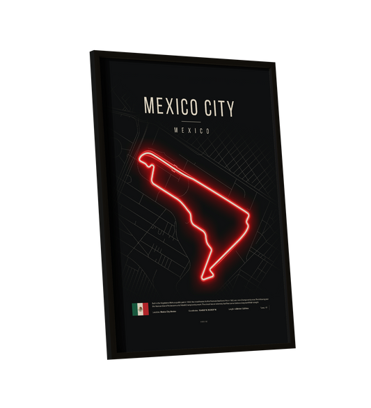 Mexico City Grand Prix 2025 Formula 1 - Autódromo Hermanos Rodríguez F1 Circuit LED Neon Sign Light (Copy)