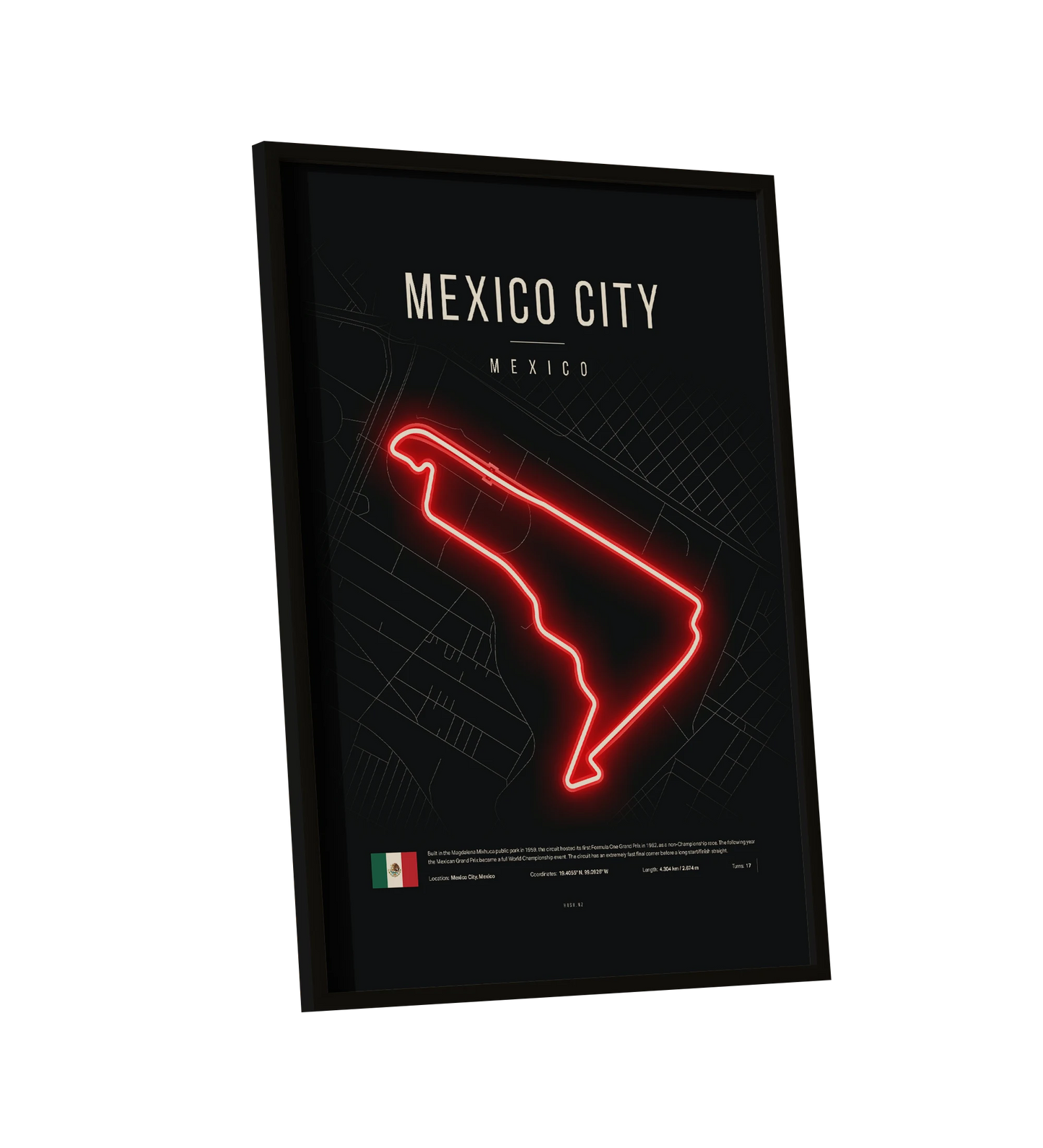 Mexico City Grand Prix 2025 | Hermanos Rodríguez F1 UV LED Neon Light