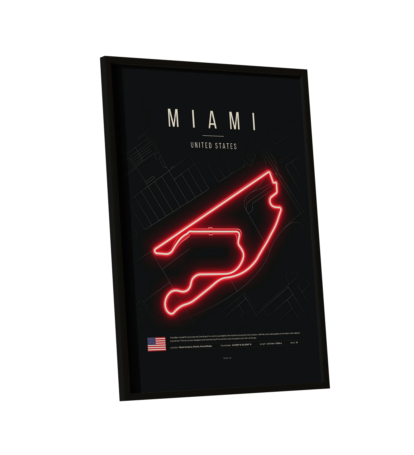 Miami Grand Prix 2025 | Miami Autodrome F1 UV LED Neon Light