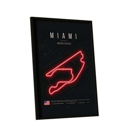 Miami Grand Prix 2025 | Miami Autodrome F1 UV LED Neon Light