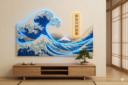The Great Wave | UV LED Wall Art