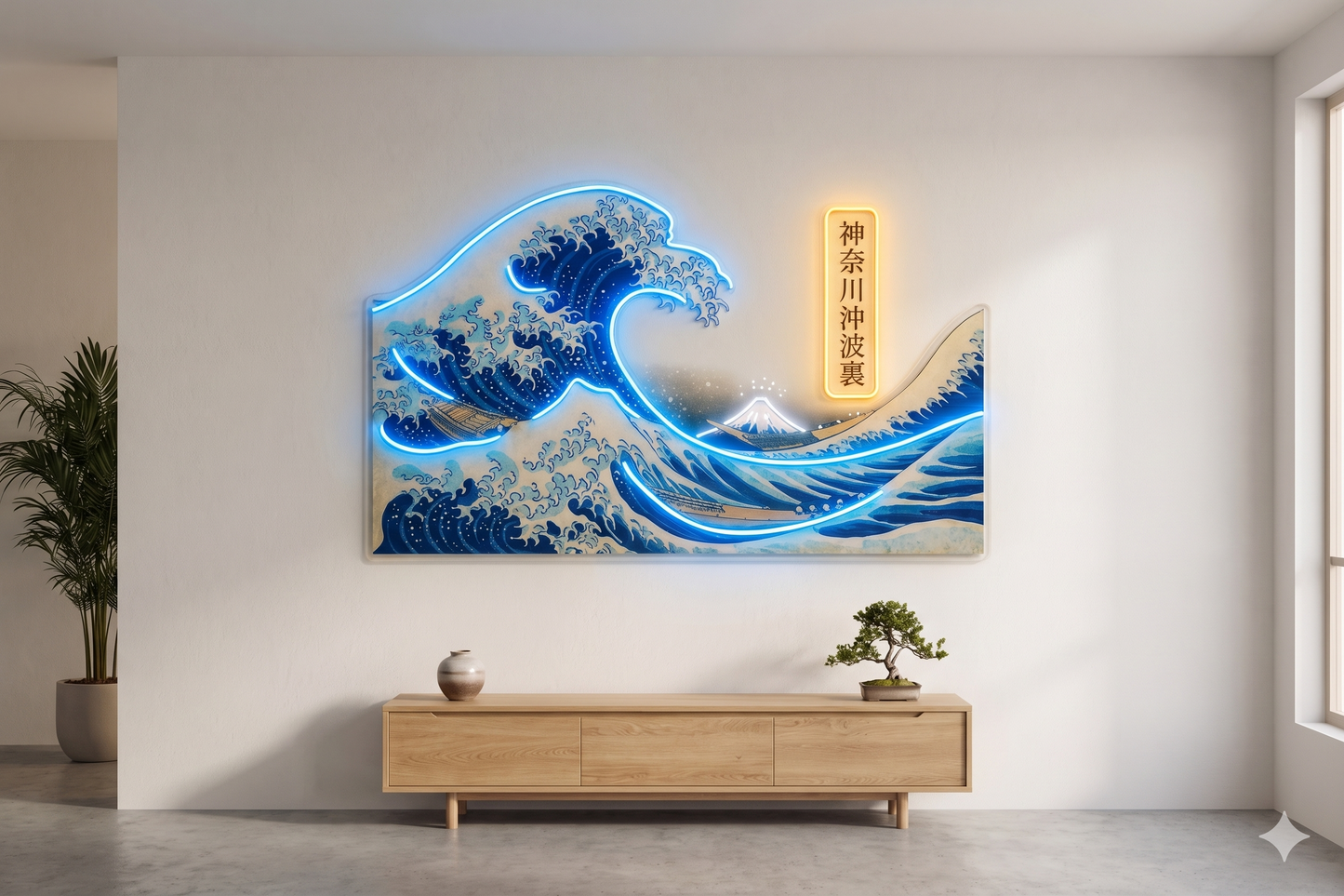 The Great Wave | UV LED Wall Art