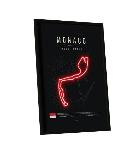 Monaco Grand Prix 2025 Formula 1 - Circuit de Monaco F1 Circuit LED Neon Sign Light