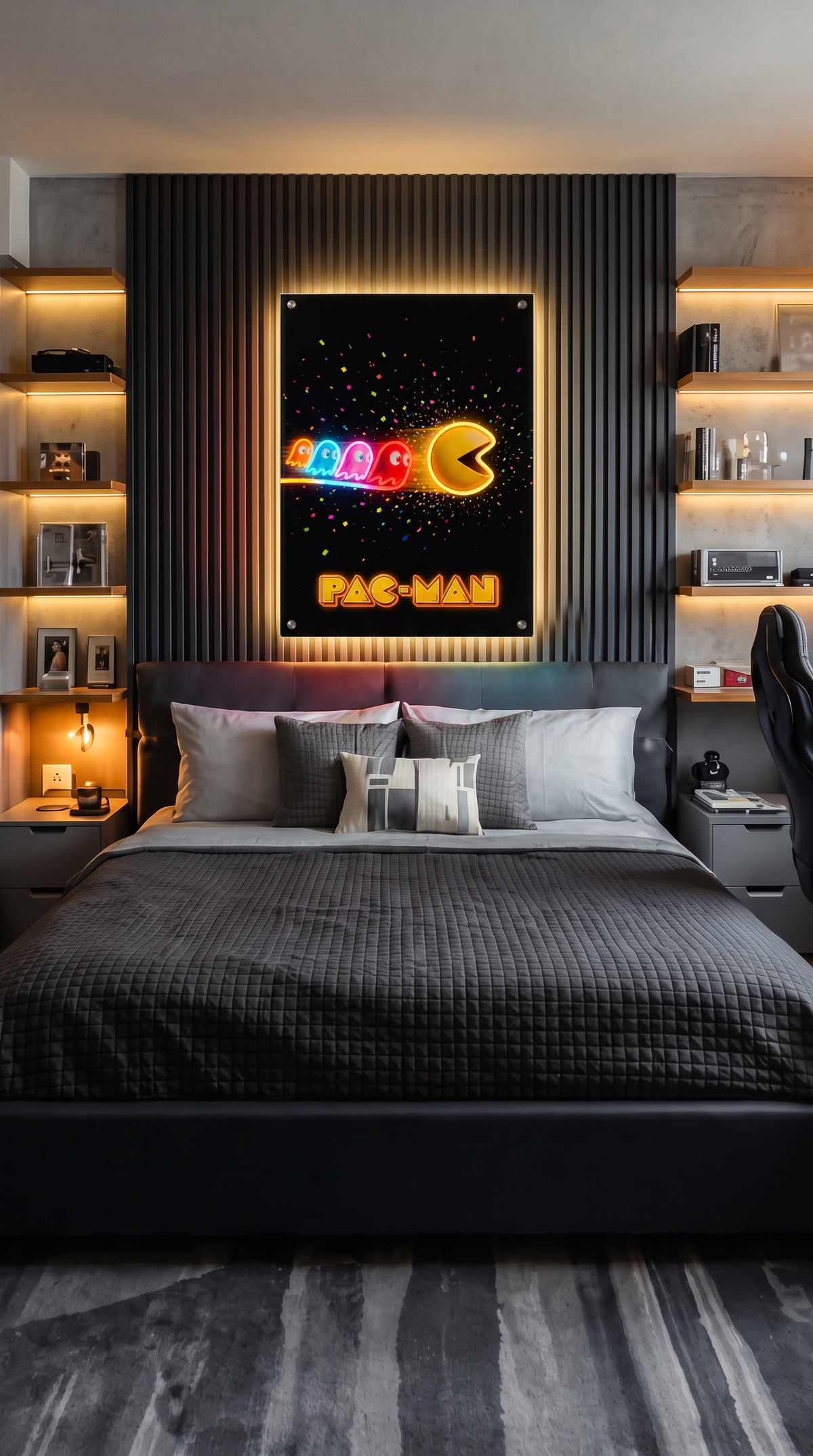Follow Me Pacman LED Neon Wall Art - Premium Custom LED Neon Artwork