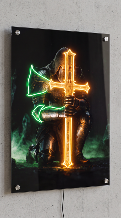 Paladin LED Neon Wall Art - Premium Custom LED Neon Artwork