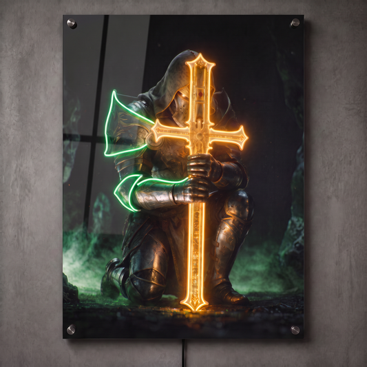 Paladin LED Neon Wall Art - Premium Custom LED Neon Artwork
