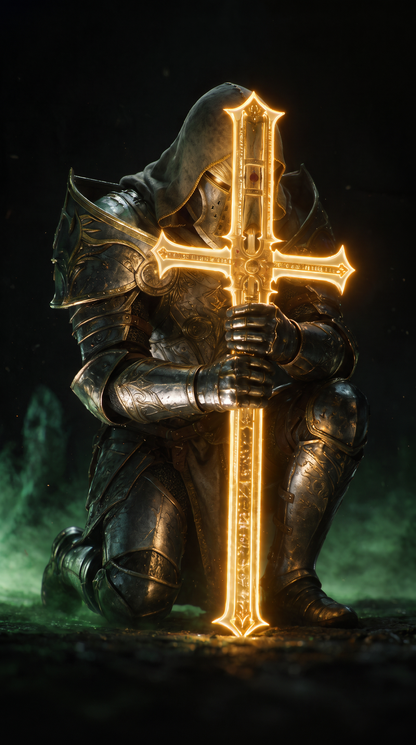 Paladin LED Neon Wall Art - Premium Custom LED Neon Artwork