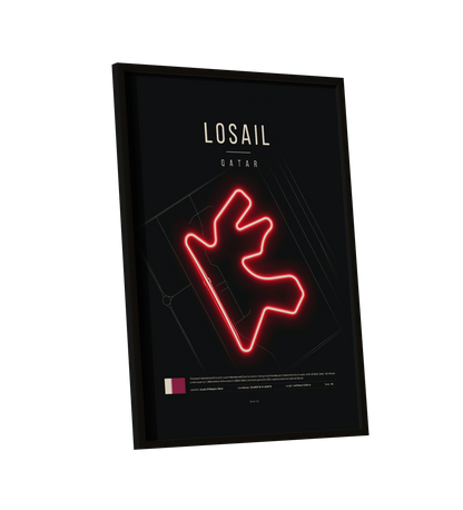 Qatar Grand Prix 2025 - The Lusail International F1 Circuit LED Neon Sign Light