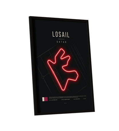 Qatar Grand Prix 2025 | Lusail F1 Circuit UV LED Neon Light