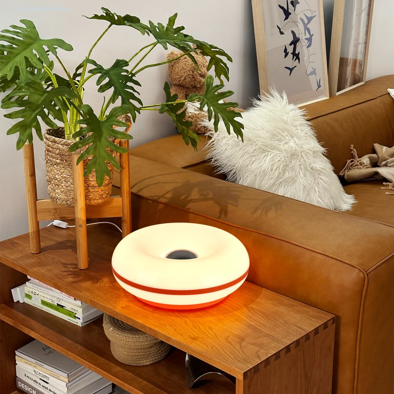 Bauhaus USB Table Lamp Donut Ambient Light For Bedroom