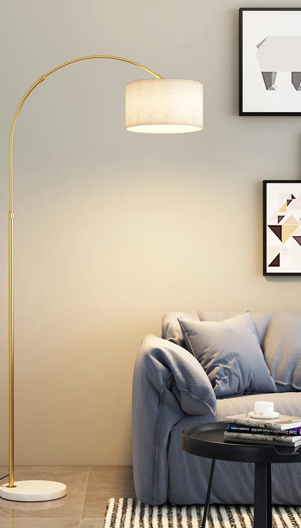 Fishing Design Led Floor Lamps Living Room Sofa Side Standing Lights Remote Control Dim Bedroom Bedside Lamp Ambient Light
